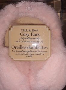 Pink Cat Ears Heated EARMUFFS Women and Girls